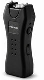 POLICE Stun Gun 618 - Max Voltage Mini Rechargeable With LED Flashlight - Black