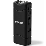 POLICE Stun Gun 801 - Max Voltage Rechargeable With LED Flashlight - Black