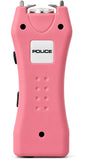 POLICE Stun Gun 618 - Max Voltage Rechargeable With LED Flashlight - Pink
