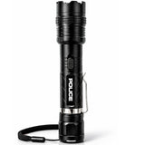 POLICE Stun Gun 1158 - Max Voltage Metal Rechargeable With LED Flashlight