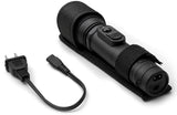 POLICE Stun Gun 305 - Max Voltage Rechargeable With LED Flashlight - Black