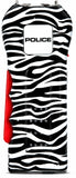 POLICE Stun Gun 512 - Max Voltage Mini Rechargeable With LED Flashlight - Zebra