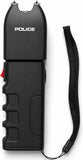 POLICE Stun Gun 928 - Max Voltage Rechargeable With LED Flashlight - Black