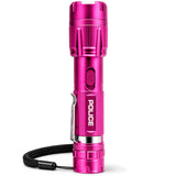 POLICE Stun Gun 1159 - Max Voltage Metal Rechargeable With LED Flashlight - Pink