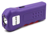 POLICE Stun Gun 512 - Max Voltage Mini Rechargeable With LED Flashlight - Purple