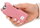POLICE Stun Gun 398 - Max Voltage Rechargeable With LED Flashlight - Pink