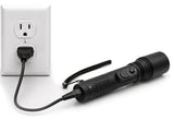 POLICE Stun Gun 305 - Max Voltage Rechargeable With LED Flashlight - Black