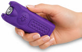 POLICE Stun Gun 628 - Max Voltage Rechargeable With LED Flashlight Siren Alarm - Purple