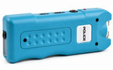 POLICE Stun Gun 628 - Max Voltage Rechargeable With LED Flashlight Siren Alarm - Blue
