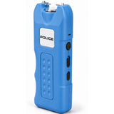 POLICE Stun Gun 628 - Max Voltage Rechargeable With LED Flashlight Siren Alarm - Blue