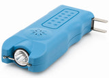POLICE Stun Gun 628 - Max Voltage Rechargeable With LED Flashlight Siren Alarm - Blue