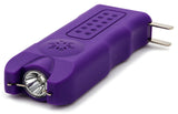 POLICE Stun Gun 628 - Max Voltage Rechargeable With LED Flashlight Siren Alarm - Purple