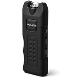 POLICE Stun Gun 628 - Max Voltage Rechargeable With LED Flashlight Siren Alarm - Black