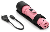 POLICE Stun Gun 305 - Max Voltage Rechargeable With LED Flashlight - Pink