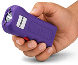 POLICE Stun Gun 512 - Max Voltage Mini Rechargeable With LED Flashlight - Purple