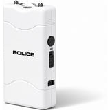 POLICE Stun Gun 800 - Max Voltage USB Rechargeable With LED Flashlight - White