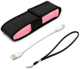 POLICE Stun Gun 916 - Max Voltage Rechargeable With LED Flashlight - Pink