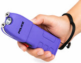 POLICE Stun Gun 928 - Max Voltage Rechargeable With LED Flashlight - Purple