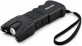POLICE Stun Gun 916 - Max Voltage Rechargeable With LED Flashlight - Black