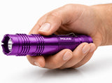 POLICE Stun Gun M12 - Max Voltage Metal Rechargeable With LED Flashlight - Purple