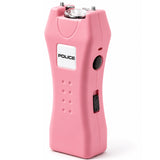 POLICE Stun Gun 618 - Max Voltage Rechargeable With LED Flashlight - Pink