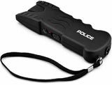 POLICE Stun Gun 916 - Max Voltage Rechargeable With LED Flashlight - Black