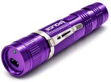 POLICE Stun Gun M12 - Max Voltage Metal Rechargeable With LED Flashlight - Purple