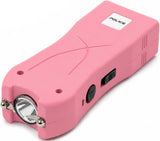 POLICE Stun Gun 398 - Max Voltage Rechargeable With LED Flashlight - Pink