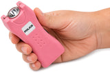 POLICE Stun Gun 618 - Max Voltage Rechargeable With LED Flashlight - Pink