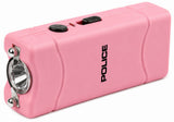 POLICE Stun Gun 801 - Max Voltage Rechargeable With LED Flashlight - Pink