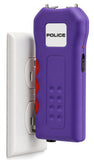 POLICE Stun Gun 512 - Max Voltage Mini Rechargeable With LED Flashlight - Purple