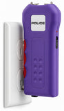 POLICE Stun Gun 512 - Max Voltage Mini Rechargeable With LED Flashlight - Purple