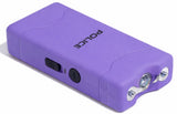 POLICE Stun Gun 800 - Max Voltage Rechargeable With LED Flashlight - Purple