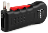 POLICE Stun Gun 512 - Max Voltage Mini Rechargeable With LED Flashlight - Black
