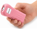 POLICE Stun Gun 512 - Max Voltage Mini Rechargeable With LED Flashlight - Pink