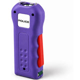 POLICE Stun Gun 512 - Max Voltage Mini Rechargeable With LED Flashlight - Purple