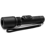 POLICE Stun Gun 305 - Max Voltage Rechargeable With LED Flashlight - Black