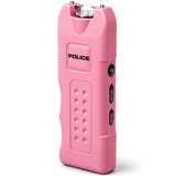 POLICE Stun Gun 628 - Max Voltage Rechargeable With LED Flashlight Siren Alarm- Pink