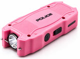 POLICE Stun Gun 1901 - Max Voltage USB Rechargeable With LED Flashlight - Pink