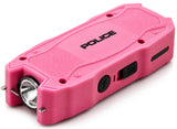 POLICE Stun Gun 1901 - Max Voltage USB Rechargeable With LED Flashlight - Pink