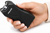POLICE Stun Gun 398 - Max Voltage Rechargeable With LED Flashlight - Black