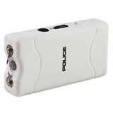 POLICE Stun Gun 800 USB Rechargeable Taser Flashlight White