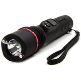 Police Stun Gun 305 Rechargeable with LED Flashlight Black