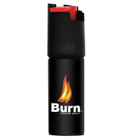 Burn Pepper Spray for Self Defense 1/2oz Keychain Case Black