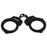 Police Handcuffs Professional Heavy Duty Steel Black 