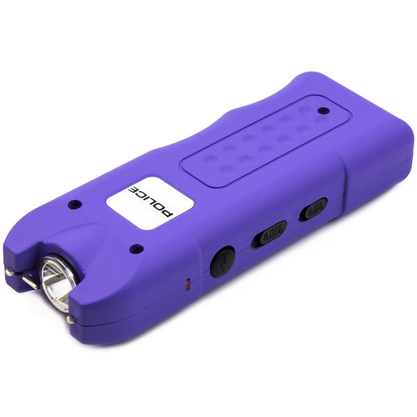 Police Stun Gun 628 Rechargeable Alarm Taser Flashlight