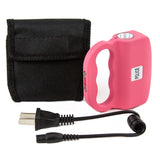 Police Stun Gun 519 Rechargeable Pink Taser Flashlight