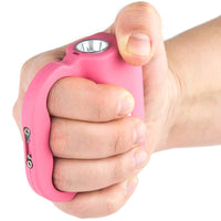 Police Stun Gun 519 Rechargeable Pink Taser Flashlight