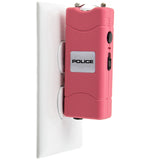 POLICE Stun Gun 800 Mini Rechargeable Taser Flashlight Pink