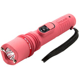 Police Stun Gun 305 Rechargeable with LED Flashlight Pink 